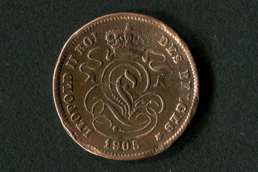2 centimes - Léopold II en français 1905, Enlèvement ou Envoi, Métal, Monnaie en vrac