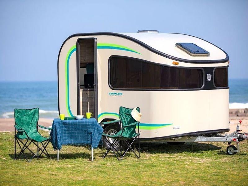 Caravane Carpento 310 toute neuve, seulement 1000 km,, Caravanes & Camping, Caravanes, Particulier, jusqu'à 2, 500 - 750 kg, Siège standard