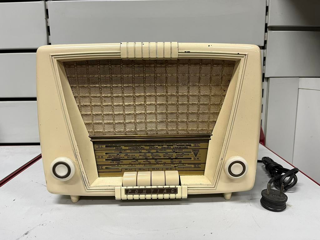 Radio vintage Novak / Pontiac Type 551 Z – Années 50 – Belge, Enlèvement ou Envoi, Radio