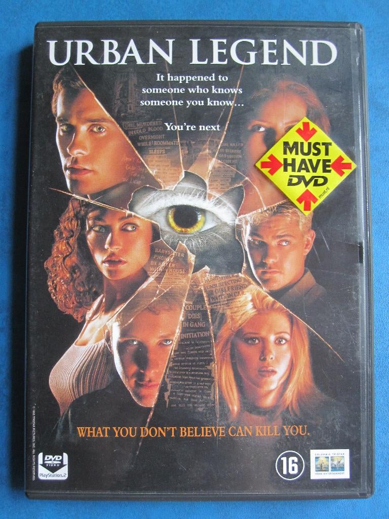 Légende urbaine (1998), CD & DVD, DVD | Thrillers & Policiers, À partir de 16 ans, Enlèvement ou Envoi, Comme neuf, Thriller d'action