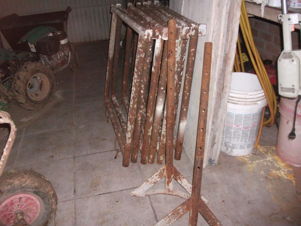 7 schragen 120brx185cm hgt, Doe-het-zelf en Bouw, Ladders en Trappen, Ophalen, Gebruikt, Opvouwbaar of Inschuifbaar, Minder dan 2 meter