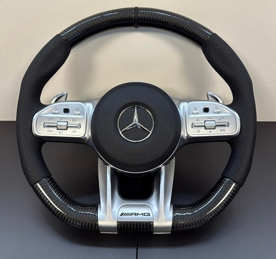Mercedes AMG carbon custom stuur alcantara, Auto-onderdelen, Ophalen of Verzenden, Nieuw, Mercedes-Benz