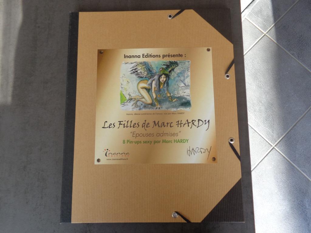 Beau portfolio sexy Les filles de M. Hardy + dessin original, Enlèvement