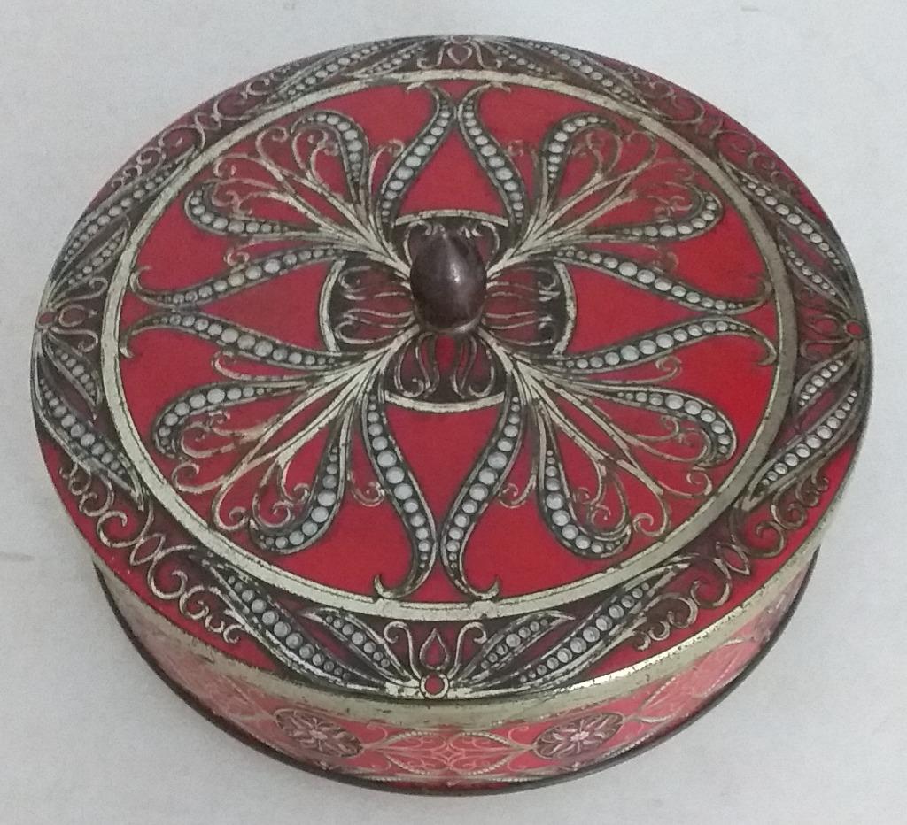 Oude blikken koekjesdoos, Verzamelen, Blikken, Ophalen of Verzenden