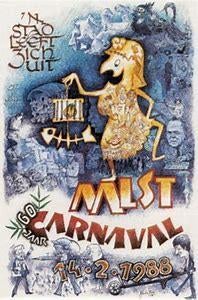 Affiche carnaval Aalst 1988, Ophalen, Zo goed als nieuw