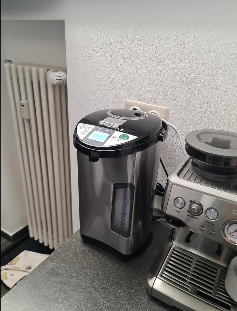 Elektrische waterkoker 5L, 2 liter of meer, Ophalen, Gebruikt, Inox