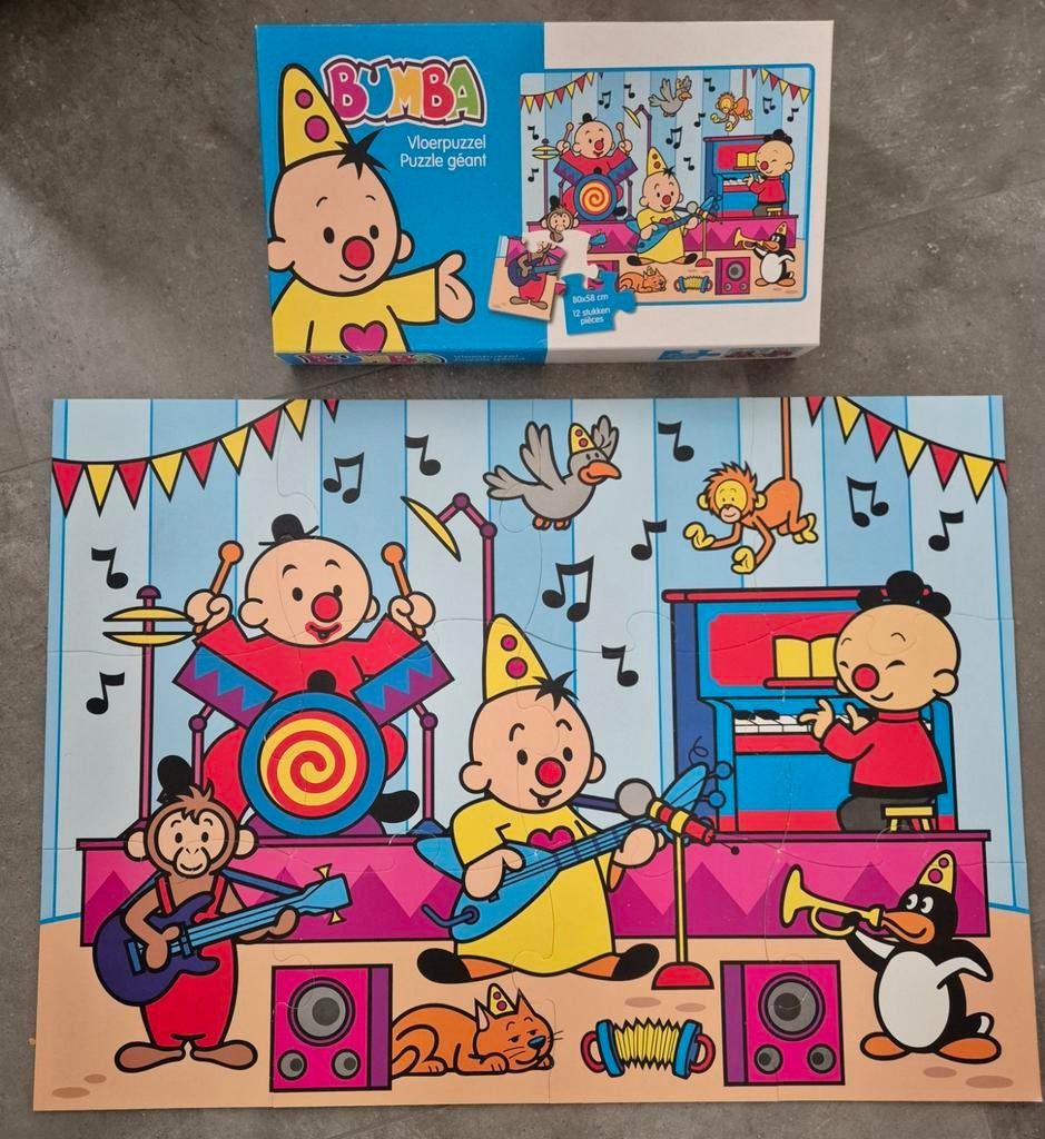 Grote vloerpuzzel Bumba (12stuks), Kinderen en Baby's, Ophalen, 10 tot 50 stukjes, Gebruikt