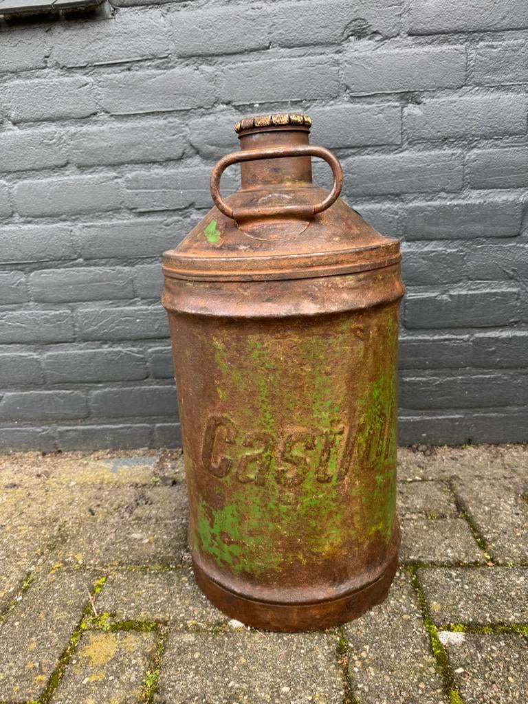 Groot oud Castrol olie, Verzamelen, Ophalen, Gebruikt, Verpakking