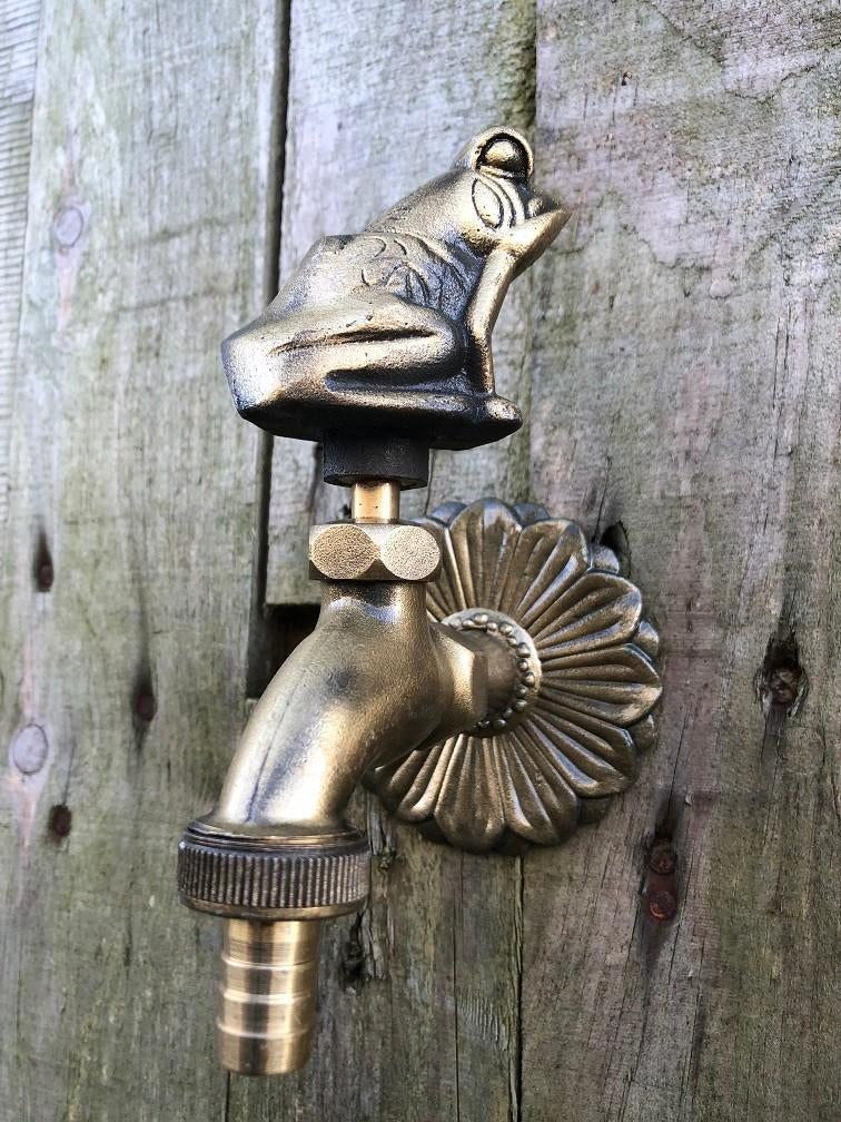 Waterkraan voor tuin fonteinen, messing, Jardin & Terrasse, Robinets d'extérieur, Enlèvement ou Envoi