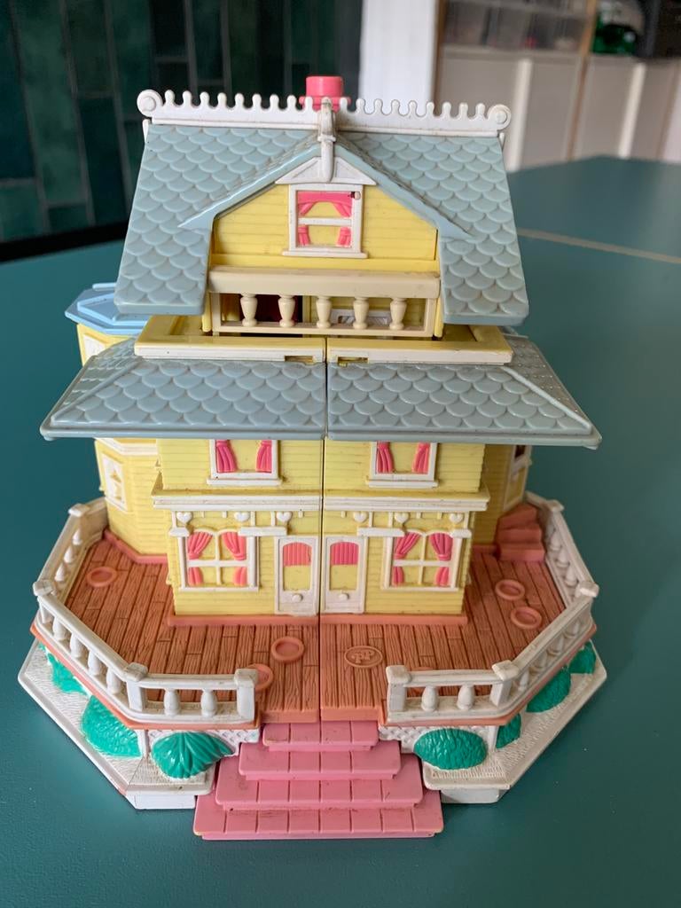 Vintage Polly Pocket clubhouse van 1995, Ophalen of Verzenden, Gebruikt