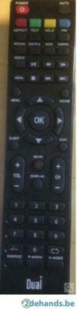 Dual DL-TQL32R1-002 /  DUAL RC5118 afstandsbediening, Ophalen of Verzenden, Nieuw, Origineel, Tv