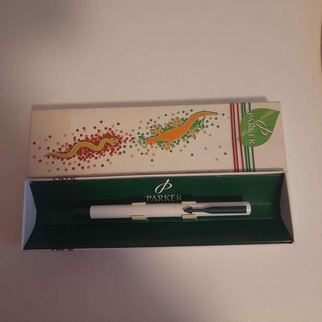 PARKER ROLLERBALL wit*SPECIAL EDITION*NEW*MIB*, Ophalen, Nieuw, Parker