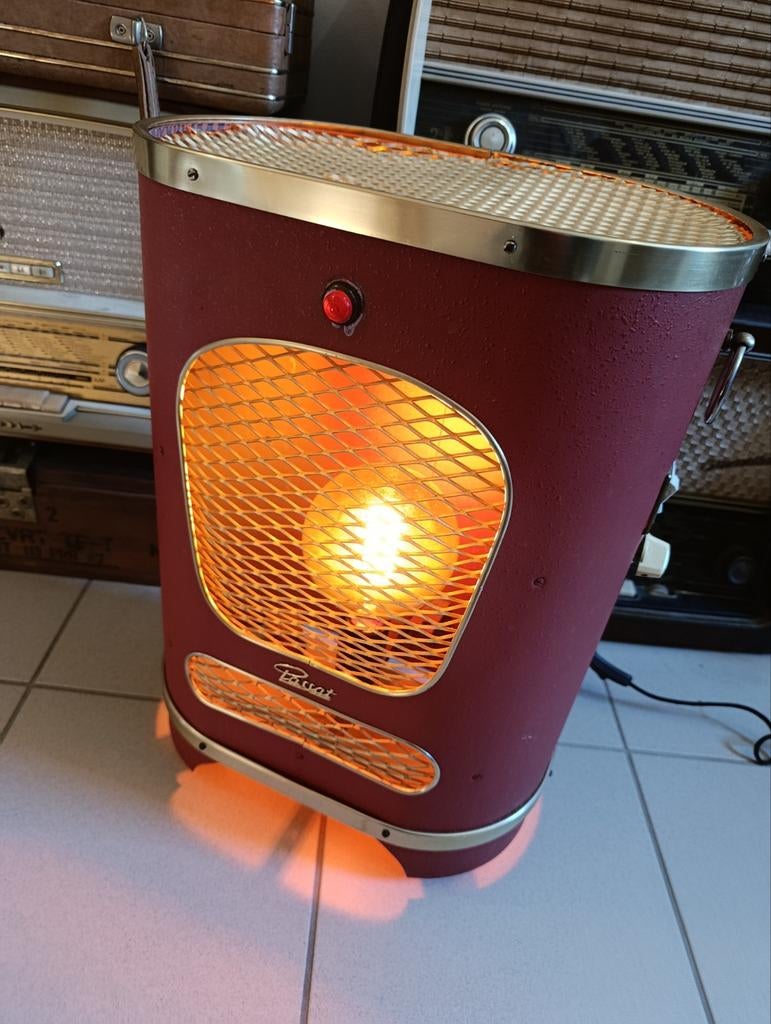 Lampe de sol artisanale, ancien radiateur 60's vintage, Antiquités & Art, Antiquités | Éclairage, Enlèvement