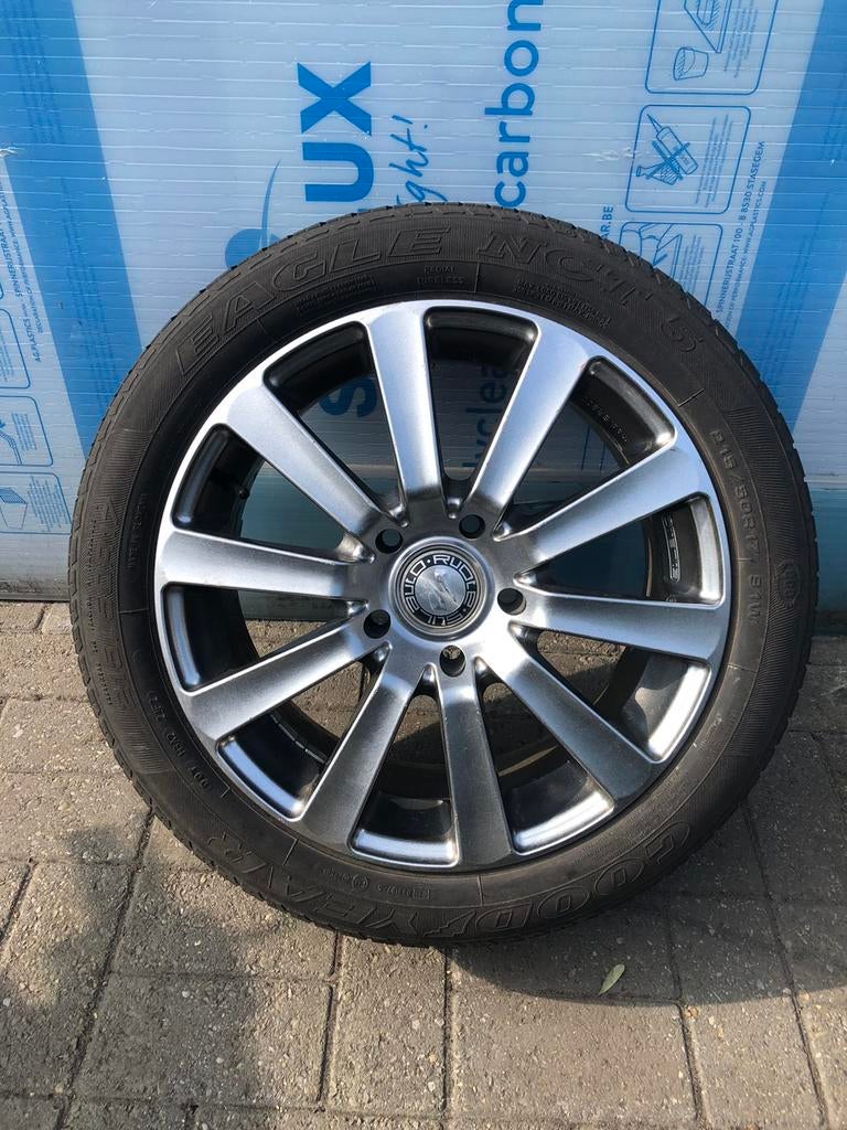 Alu velgen 17” met nog goede banden, Auto-onderdelen, Ophalen of Verzenden, Band(en)