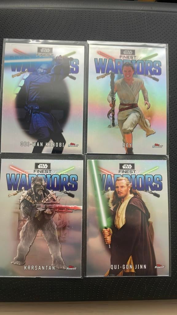 4x Star Wars Topps Finest Warriors, Ophalen of Verzenden, Nieuw, Meerdere plaatjes