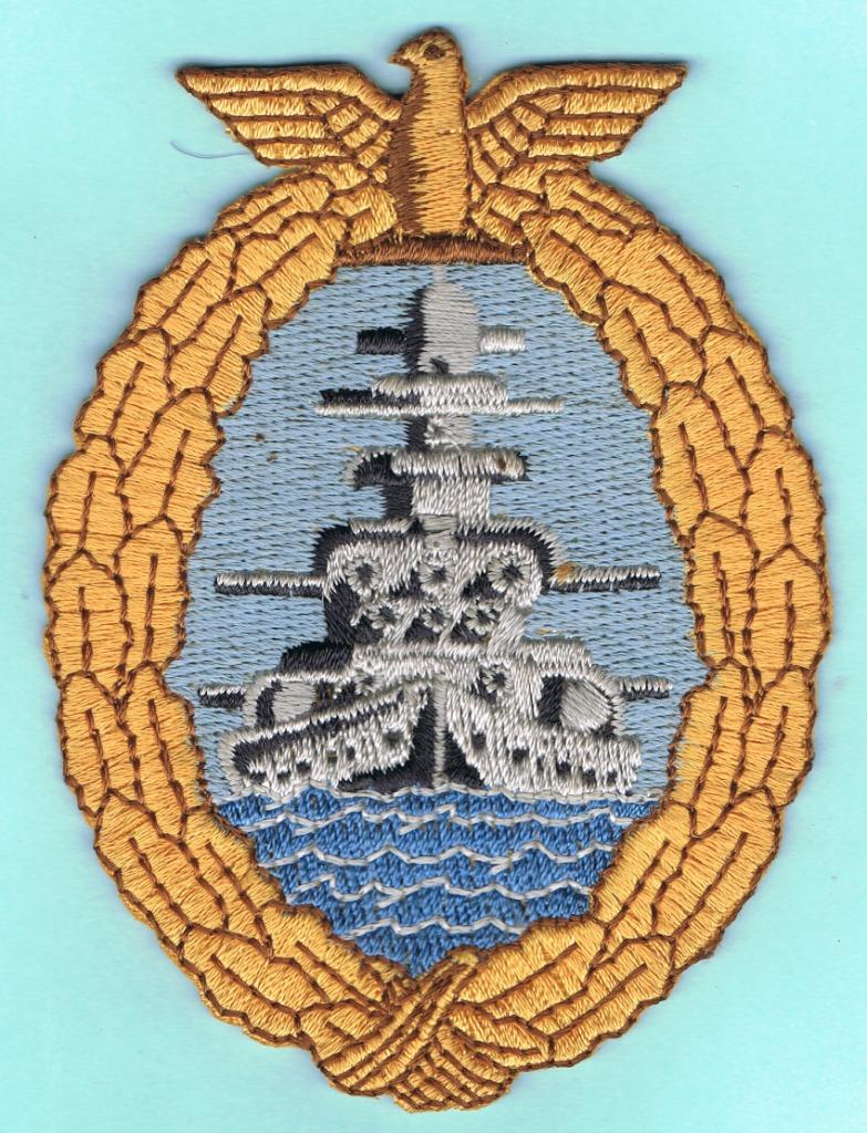 Patch Bismark ( A38 ), Verzamelen, Militaria | Algemeen, Ophalen of Verzenden, Marine, Embleem of Badge