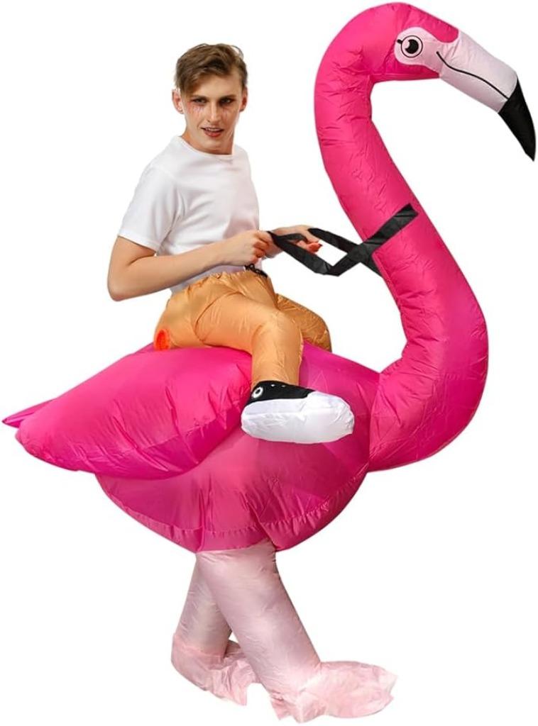 Flamingo kostuum | part kostuum | Nieuw, Overige kleuren, -, Verzenden, -