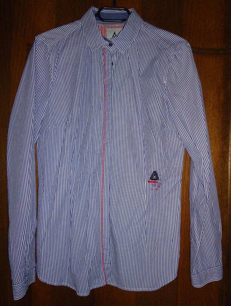 Knappe blauw gestreepte blouse GAASTRA M, Kleding | Dames, Blouses en Tunieken, Ophalen of Verzenden, Blauw