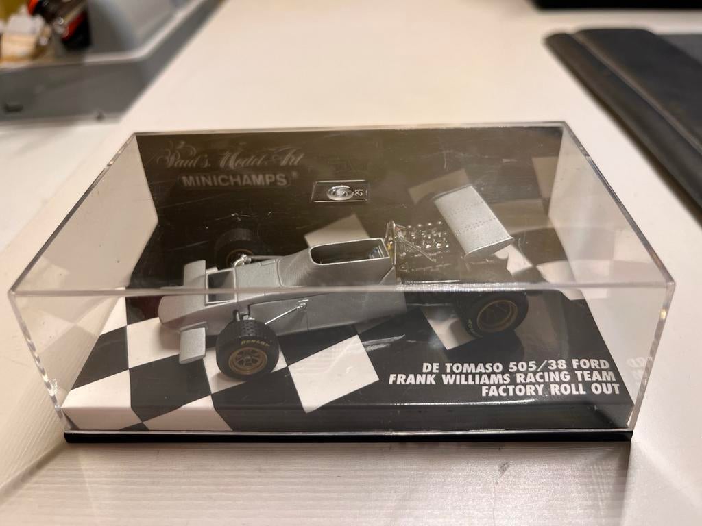 1/43 De Tomaso 505 factory roll out Minichamps, Enlèvement, Comme neuf, Voiture, MiniChamps