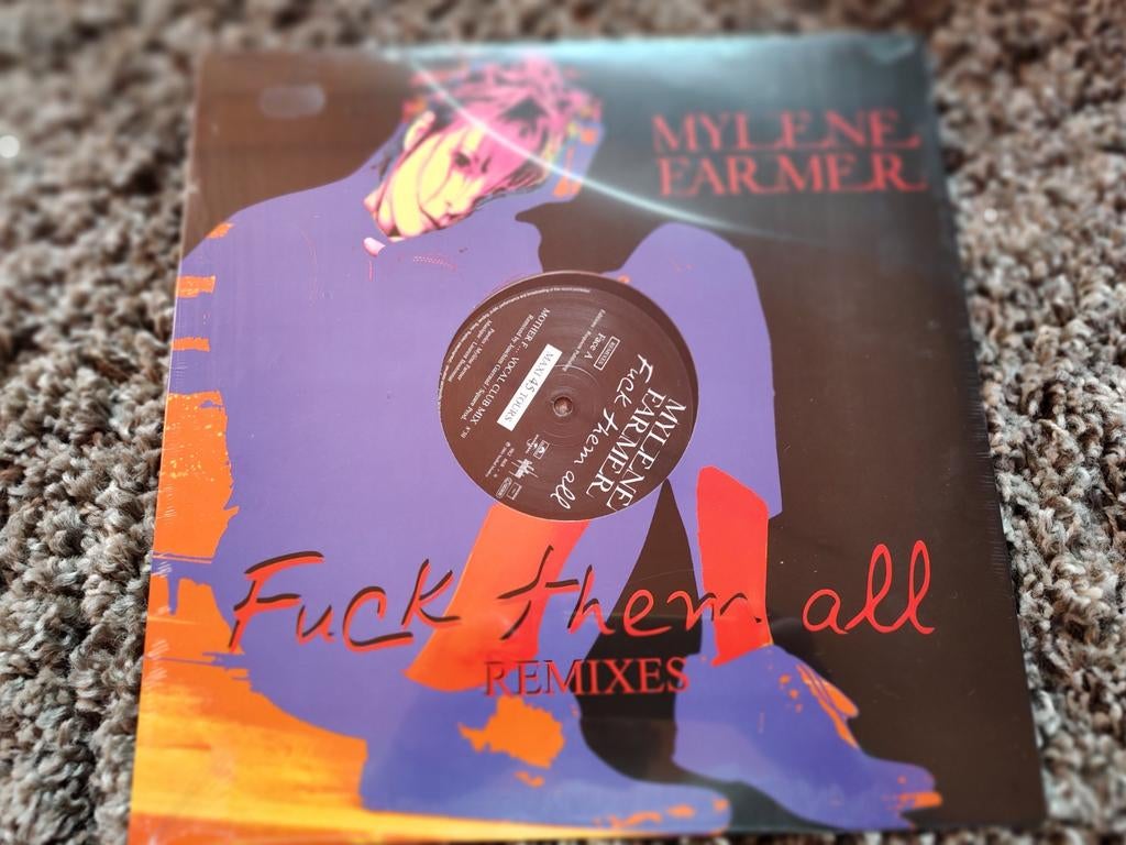 Mylène Farmer - Fuck Them All (Vinyle maxi 45T), Enlèvement, Comme neuf