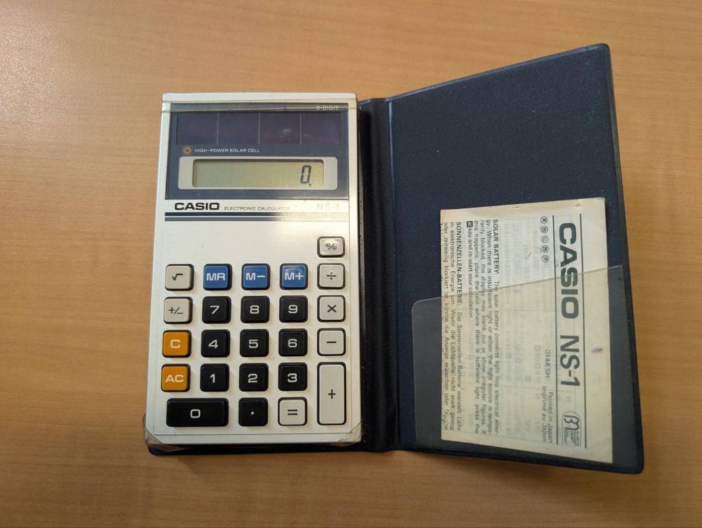 Calculatrice électronique solaire Casio NS-1, Enlèvement ou Envoi, Comme neuf