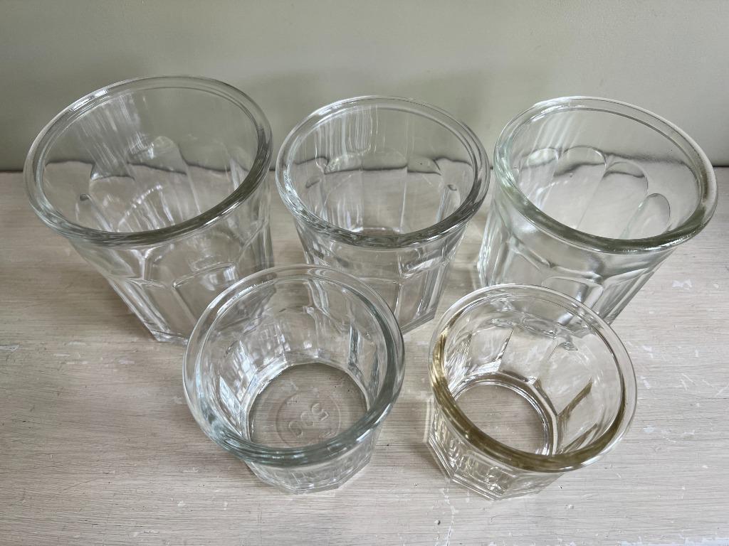 Verzameling van 5 oude confituurpotten., Ophalen of Verzenden