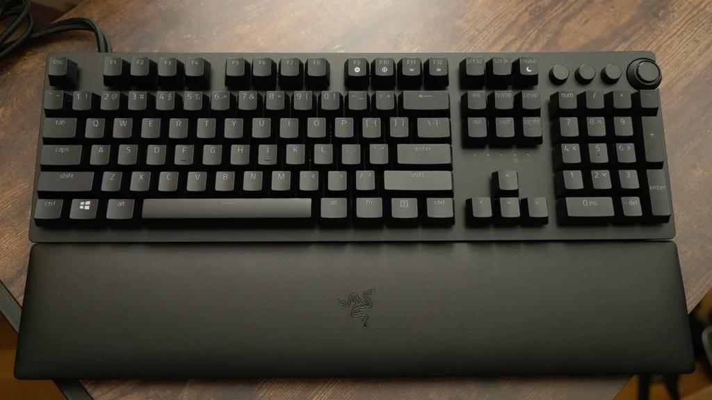 Razer huntsman v2 ANALOG, Azerty, Comme neuf, Razer, Filaire