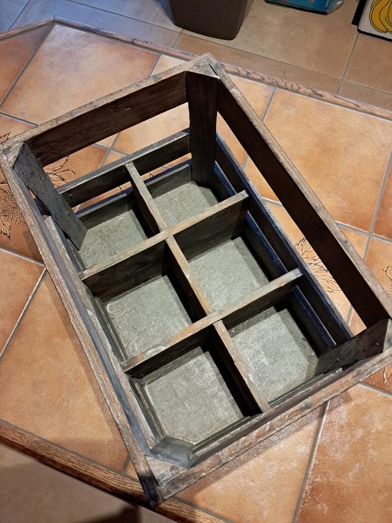 Casier pour 6 bouteilles 75cl ou 1l Blokker, Moins de 50 cm, Enlèvement ou Envoi, Bois, 5 à 15 bouteilles