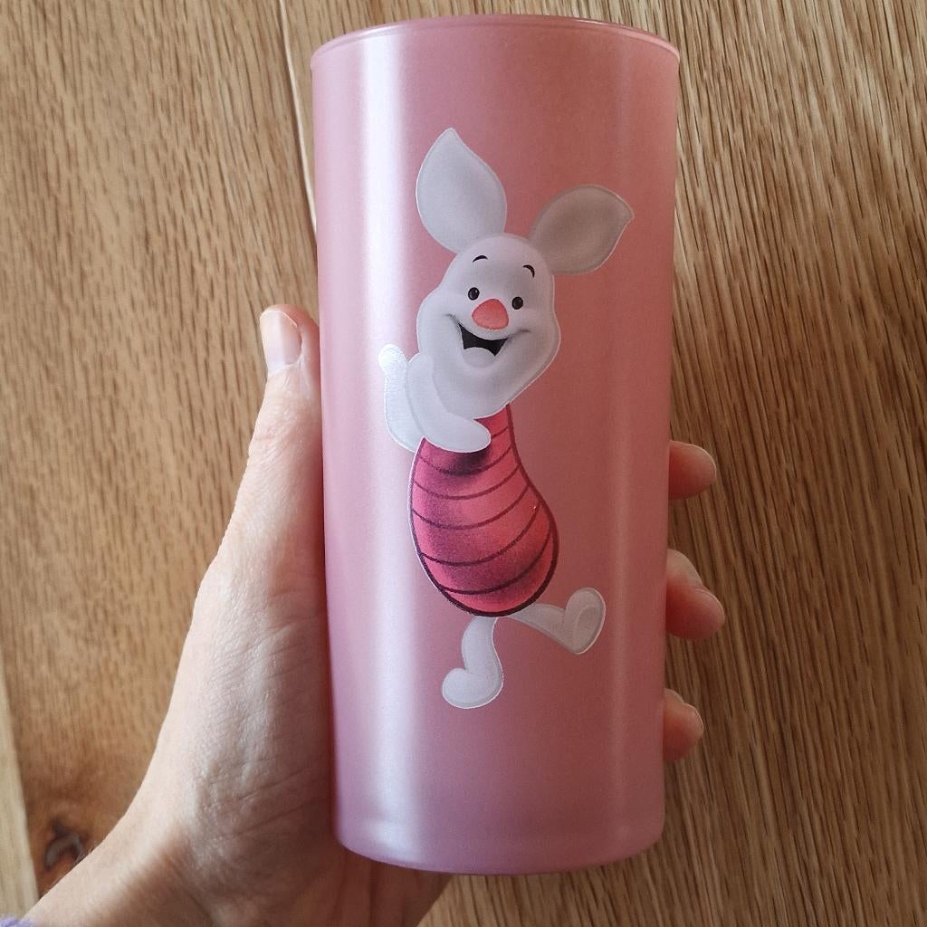 Glas Knorretje Winnie the Pooh, Huis en Inrichting, Keuken | Servies, Ophalen of Verzenden, Zo goed als nieuw, Glas, Glas of Glazen