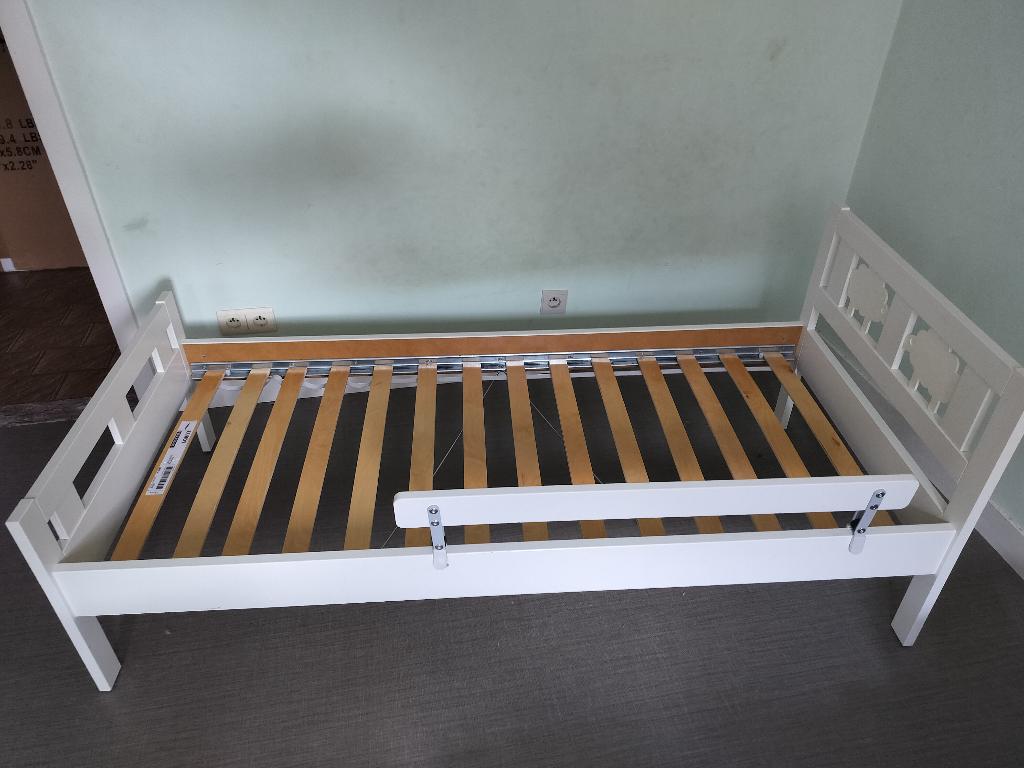 Kritter Ikea kinderbed 70x160cm (incl. matras), Ophalen, Gebruikt, Lattenbodem