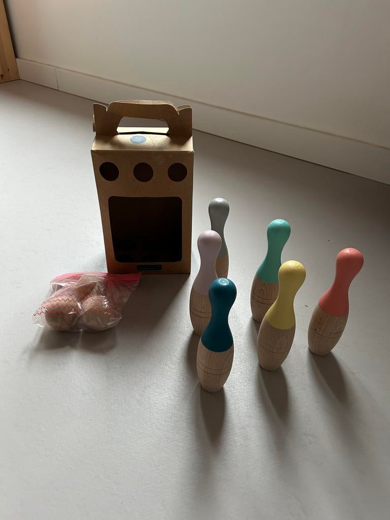 Me&mine houten kegelspel, Ophalen of Verzenden, Zo goed als nieuw, Overige typen