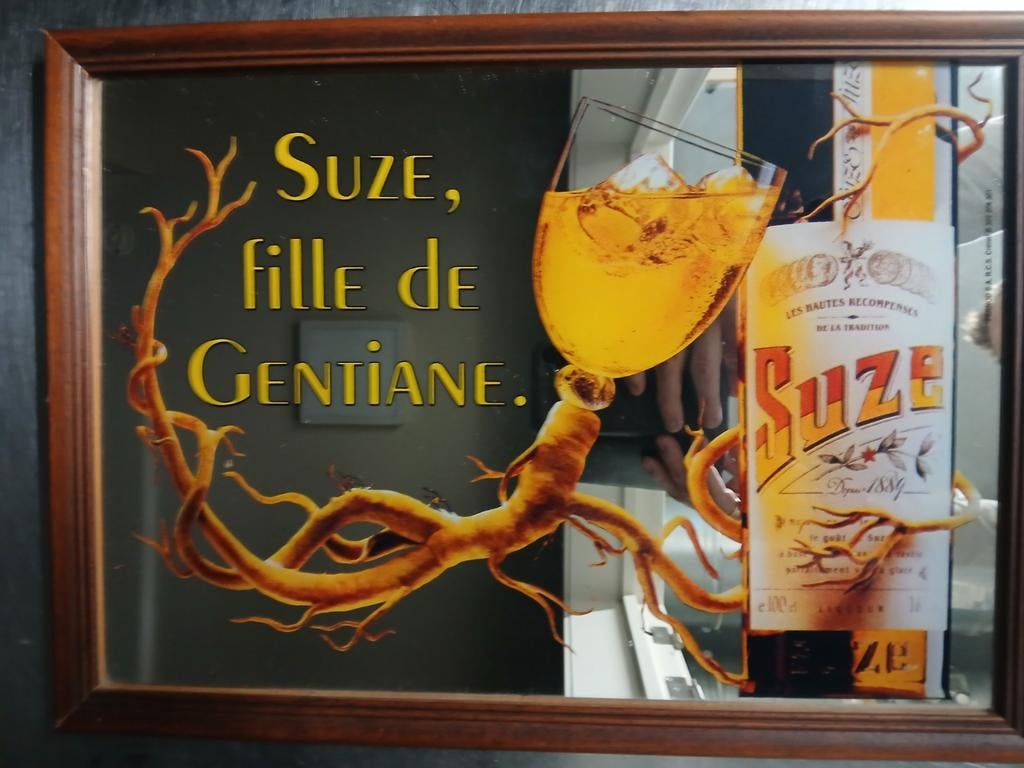 Reclamebord "Suze, Fille de Gentiane", Ophalen of Verzenden, Nieuw, Reclamebord