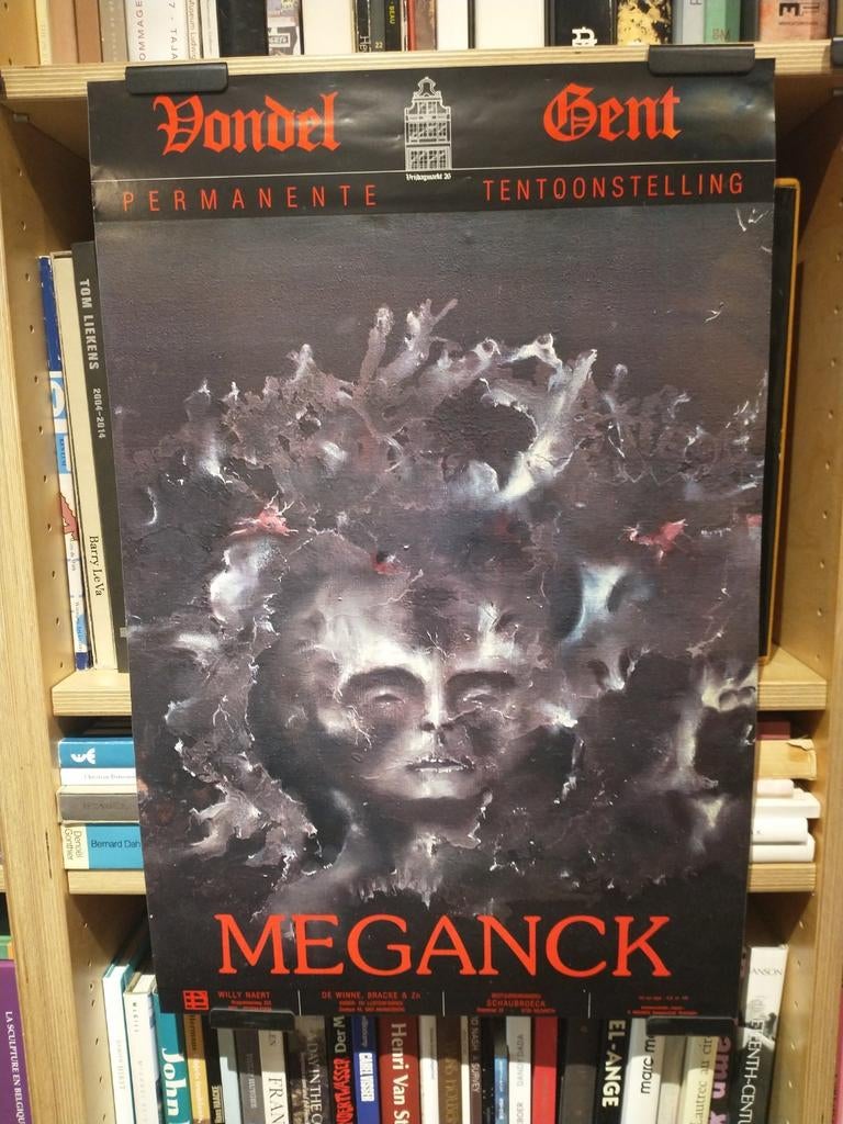 Meganck permanente tentoonstelling Gent affiche, Ophalen of Verzenden