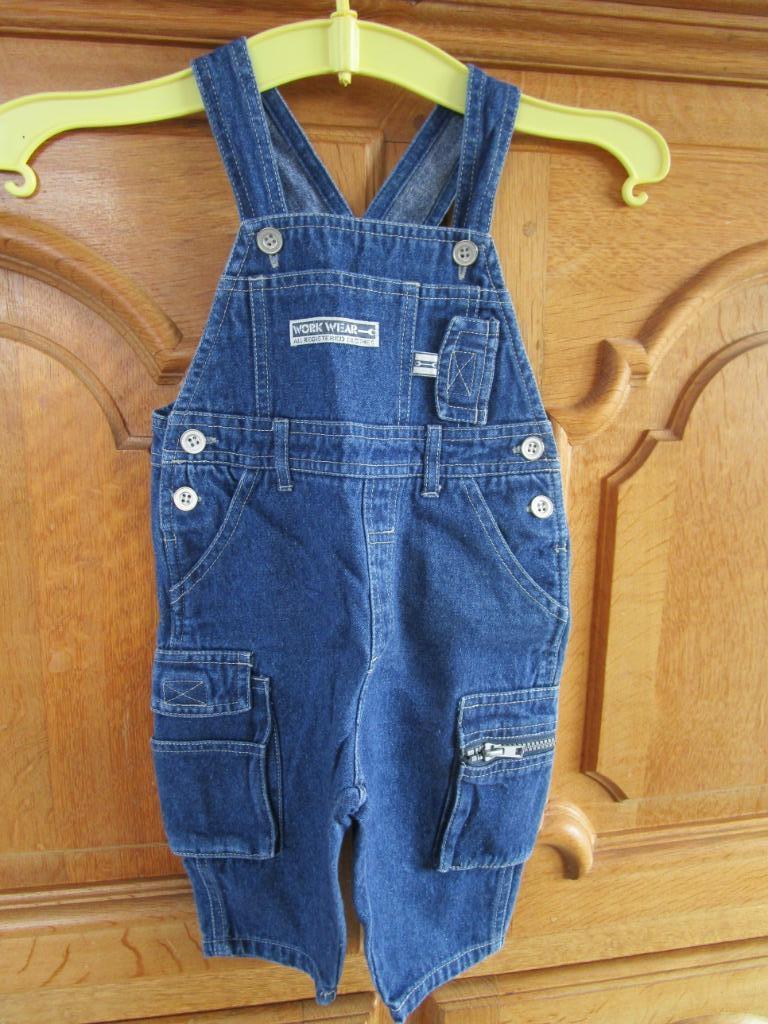 Salopette en jeans T 68, Workwear, Broekje, Jongetje of Meisje, Ophalen of Verzenden