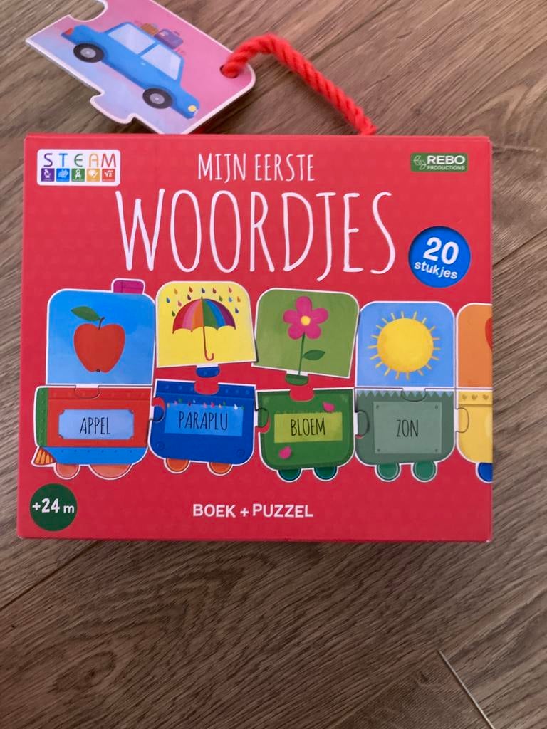 Puzzel trein eerste woordjes, Ophalen, Zo goed als nieuw, Puzzelen