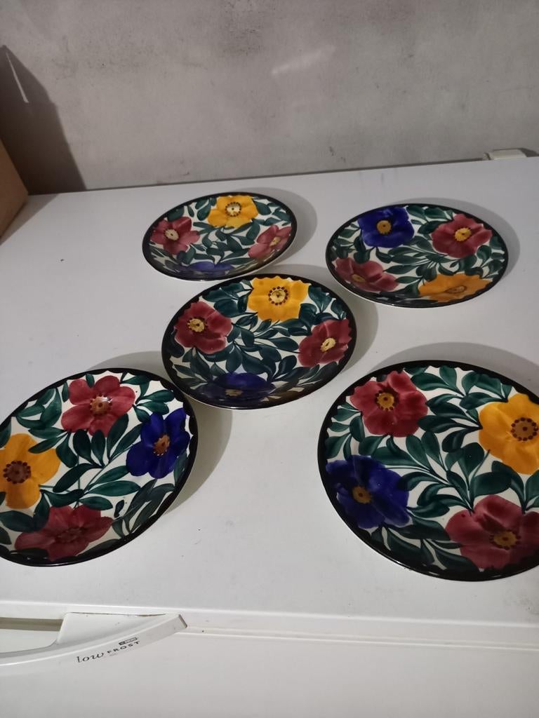 Bordjes voor koffie en gebak, Ophalen, Zo goed als nieuw
