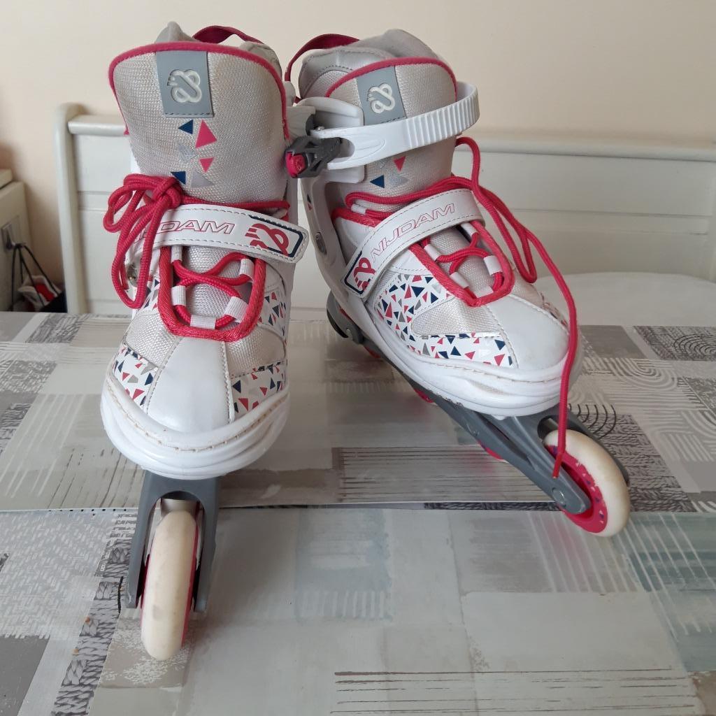 skeelers Nijdam, Verstelbaar, Zo goed als nieuw, Inline skates 4 wielen, Dames
