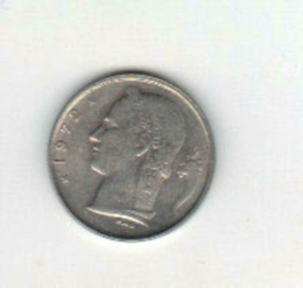 BELGISCH  MUNTSTUK  1 FR 1972 Frans, Verzenden