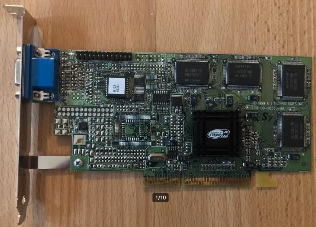 Carte vidéo ATI Rage128, Enlèvement, Neuf, Interne, ATI Rage128