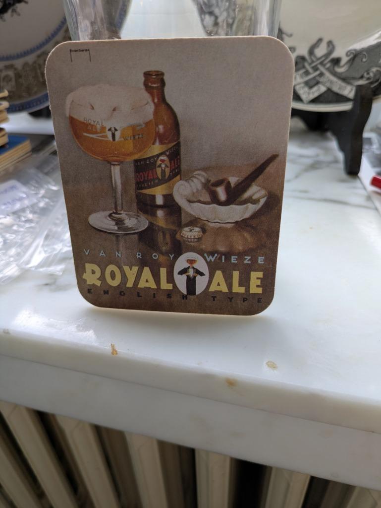 Royal ale - van Roy wieze, Ophalen of Verzenden, Zo goed als nieuw, Viltje(s)