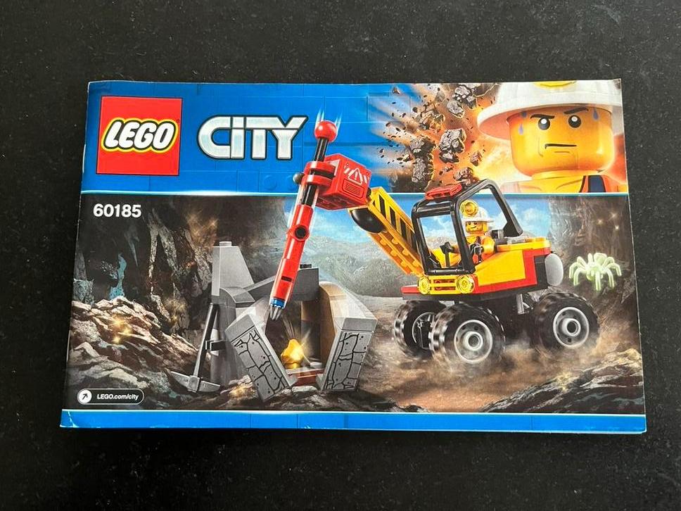 LEGO 60185 Krachtige Mijnbouwsplitter, Kinderen en Baby's, Speelgoed | Duplo en Lego, Zo goed als nieuw, Lego, Ophalen of Verzenden