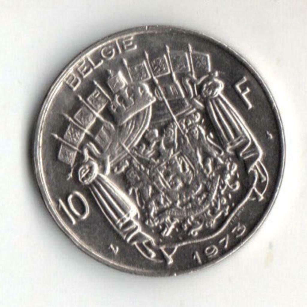 Belgisch muntstuk 10 fr 1973  vlaams, Verzenden, België, Losse munt