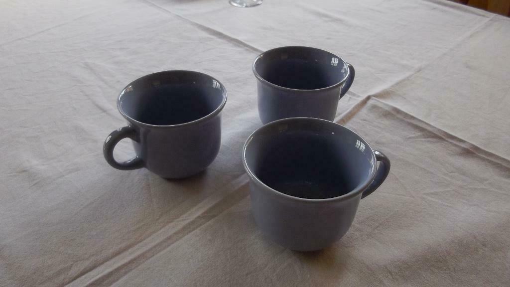 3 Prachtige blauwe tassen, Ophalen of Verzenden, Zo goed als nieuw, Keramiek