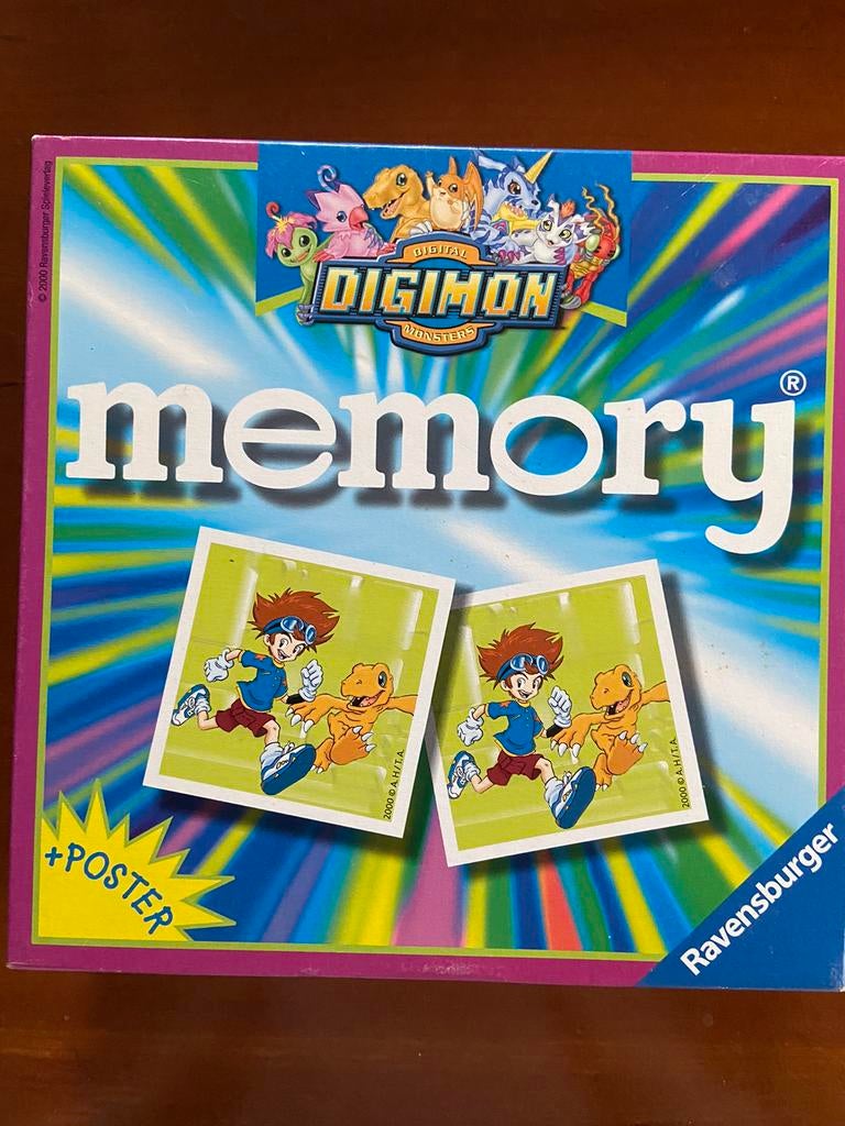Digimon Memory spel Ravensburger, Ophalen, Nieuw, Ontdekken