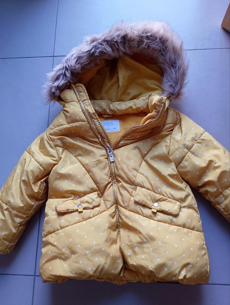 winterjas Zara 110, Kinderen en Baby's, Kinderkleding | Maat 110, Ophalen of Verzenden, Meisje