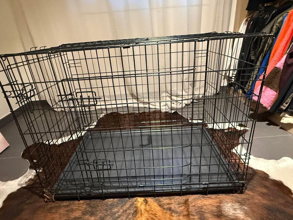 Bench plooibaar nieuw, Dieren en Toebehoren, Ophalen, Hondenkennel, 65 tot 100 cm, Nieuw