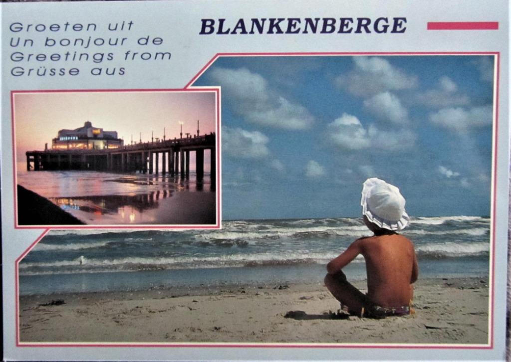 POSTKAART BELGIË- BLANKENBERGE, Ophalen of Verzenden, 1980 tot heden, Gelopen, West-Vlaanderen