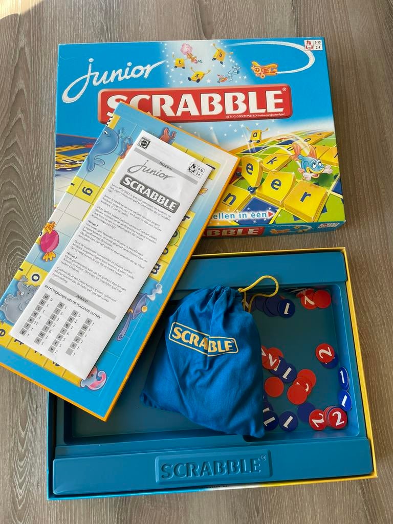 Scrabble junior ALS NIEUW!, Ophalen