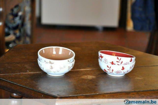 4 petits bols a thé chinois, Enlèvement ou Envoi, Neuf, Tasse(s) et/ou soucoupe(s)
