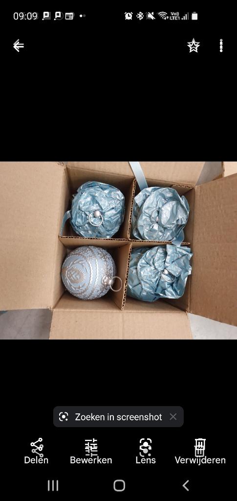 Prachtige grote kerstballen Marlies Dekkers, Ophalen of Verzenden, Nieuw